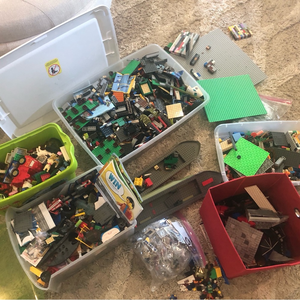 Lego bricks and pieces by the pound lb lbs